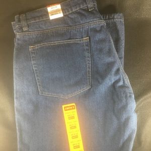 SMITH'S FLEECE LINED WORK JEANS W44 L32